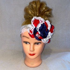 🎇Fourth of July Red, White and Blue Headband